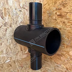 Крестовина ПНД 225х110 мм SDR11 редукционная сварная (компактная)
